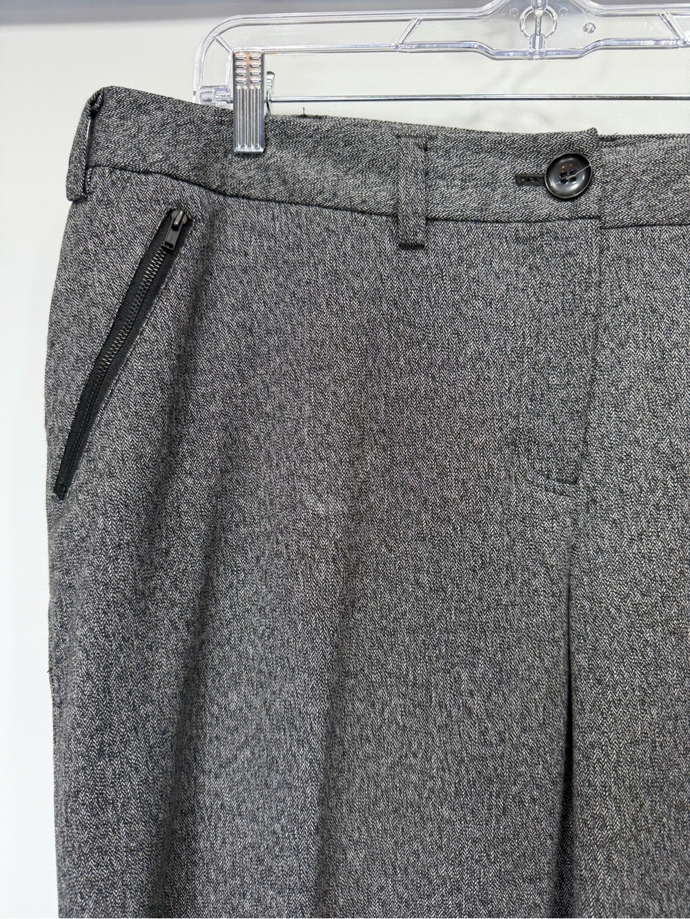 Lane Bryant Charcoal Gray Textured Dress Pants Size 18 - Picture 5 of 11
